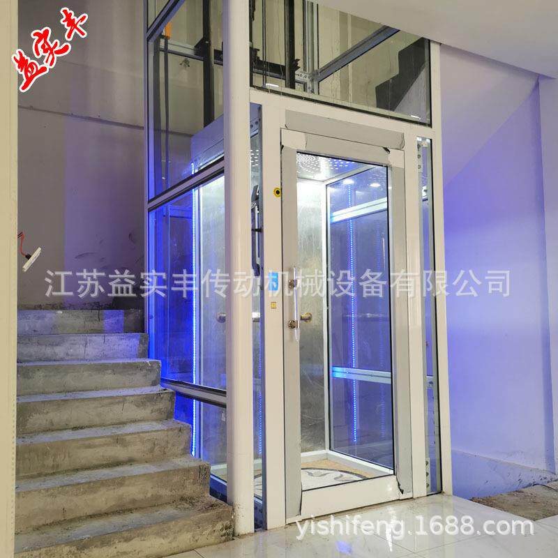 苏州厂家按尺寸设计安装别墅电梯家用二三四层曳引电梯液压无底坑
