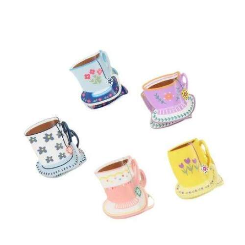 Fashion Acetic Acid Acetate Hair Claw Cute Flower Coffee