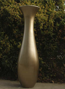 厂家供应玻璃钢落地大花瓶婚庆酒店商场家居会所路引摆设33046