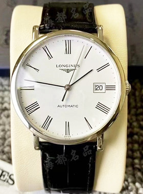 一口价98新浪琴37mm博雅系列全自动机械男士手表L4.810.4.11.2