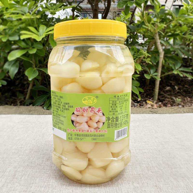 富兴为录酸荞头1.2kg野山椒酸辣泡菜餐饮酸姜片酸姜块肇庆怀集5kg