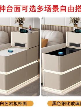 油色沙发柜新款30cm实客厅新NEJ款边隔断奶侧边几轻奢木高端小型