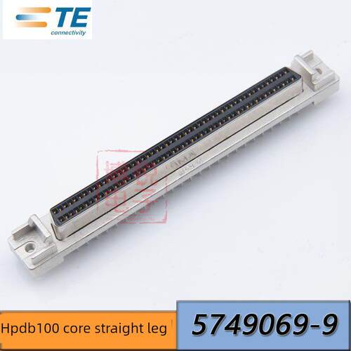 原装TE/AMP SCSI 100P连接器 DB型100芯母座 180度直脚 5749069-9
