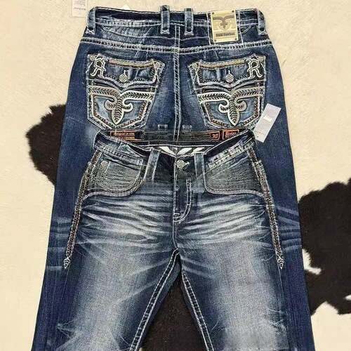 N 37056  Washed American Retro Loose Jeans 美式复古牛仔裤