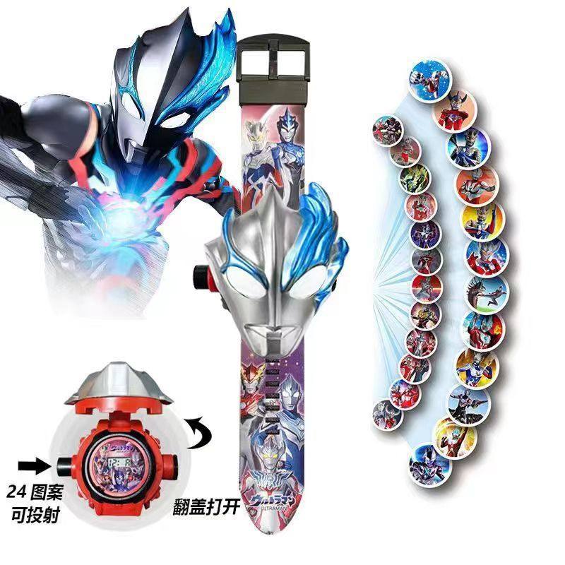 奥特手表投影变形儿童变形玩具