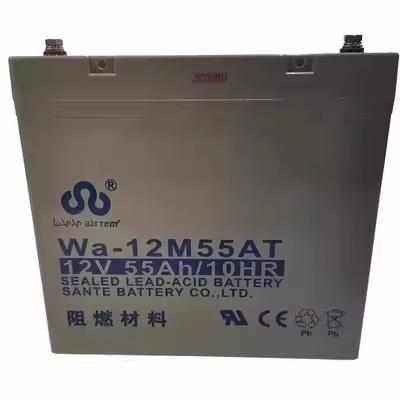 万安蓄电池Wa-12M14AT应急照明12V7ah12a14ah24a38a55a100消防UPS