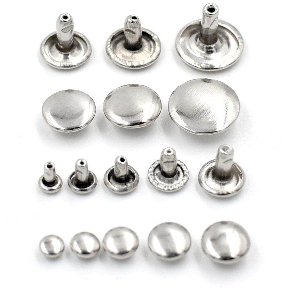 4-12mm DIY金属双面铆钉子母铆钉帽钉装饰钉子撞钉柳丁修鞋配件扣