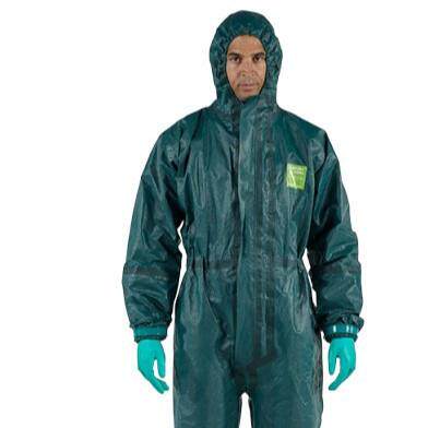 Microgard/微护佳MC4000绿色双袖连体防护服GR40-T-99-111