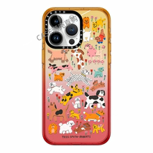 CASE可爱花园小狗活力橙色iPhone16Promax手机壳卡通适用苹果16/1