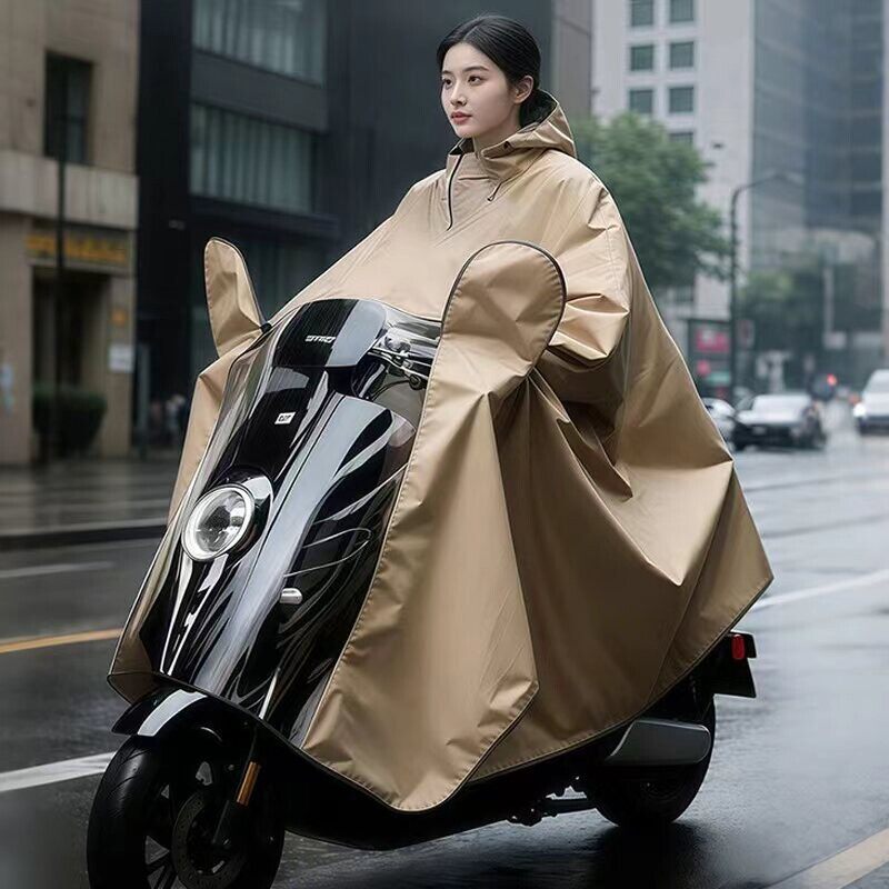 摩托车骑行全身防护加大雨衣电动