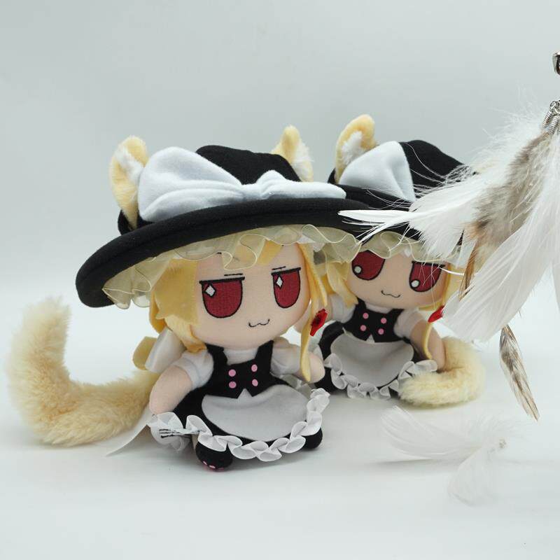 东方project二创fumo16cm系列布偶喵理莎魔理沙次元游戏周边礼物图片
