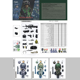 军事玩具兵人模型摆件16手办和平使命，精英特战队兵人消防员模型