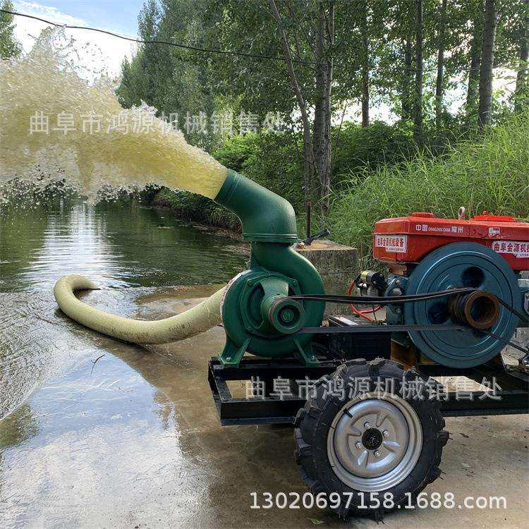 农田柴油机水泵 拖拉机动力输出轴高压泵 柴油机抽水机