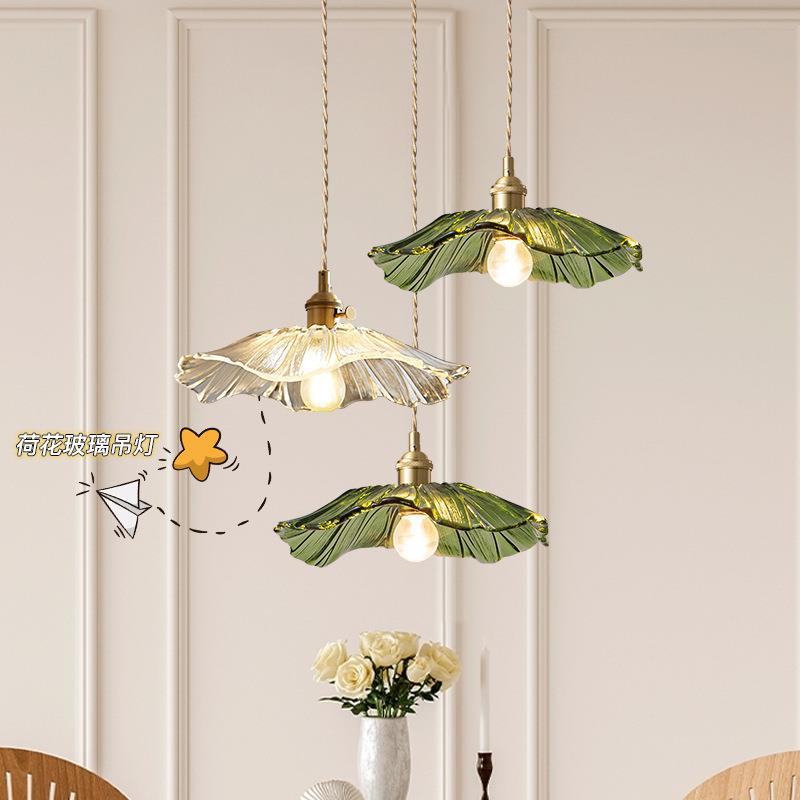 北欧玻璃吊灯床头灯日式简约创意时尚酒吧餐厅吧台婚庆装饰吊灯