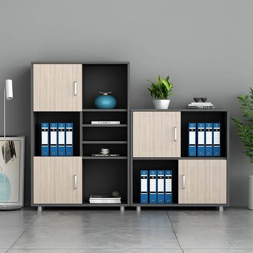 办公室SWL-WJG储件质物柜文柜木档案柜带锁纳柜置物矮柜办收公家