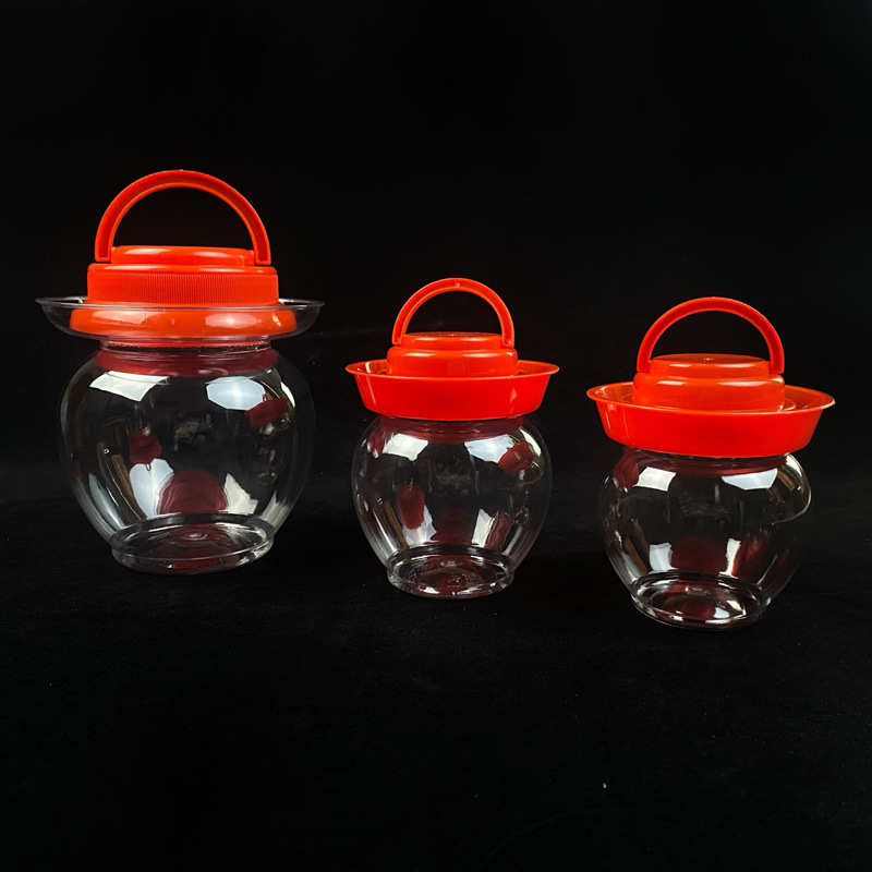 500ml整箱塑料泡菜坛子pet食品包装罐豆腐乳萝卜干剁辣椒塑料瓶