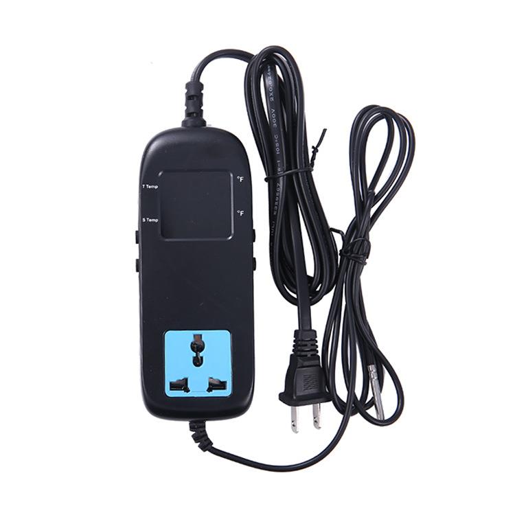 美航数显智能电子温控器 MH-2000F华氏度 带电源线温控器显示器