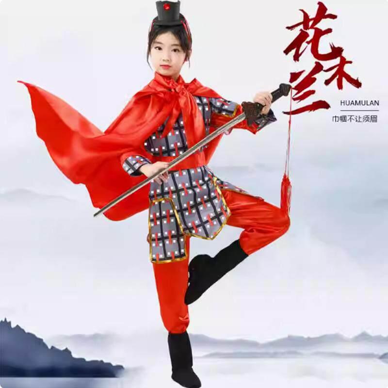 古代将军侍卫岳飞盔甲演出服杨家将花木兰古装战袍成人士兵满江红