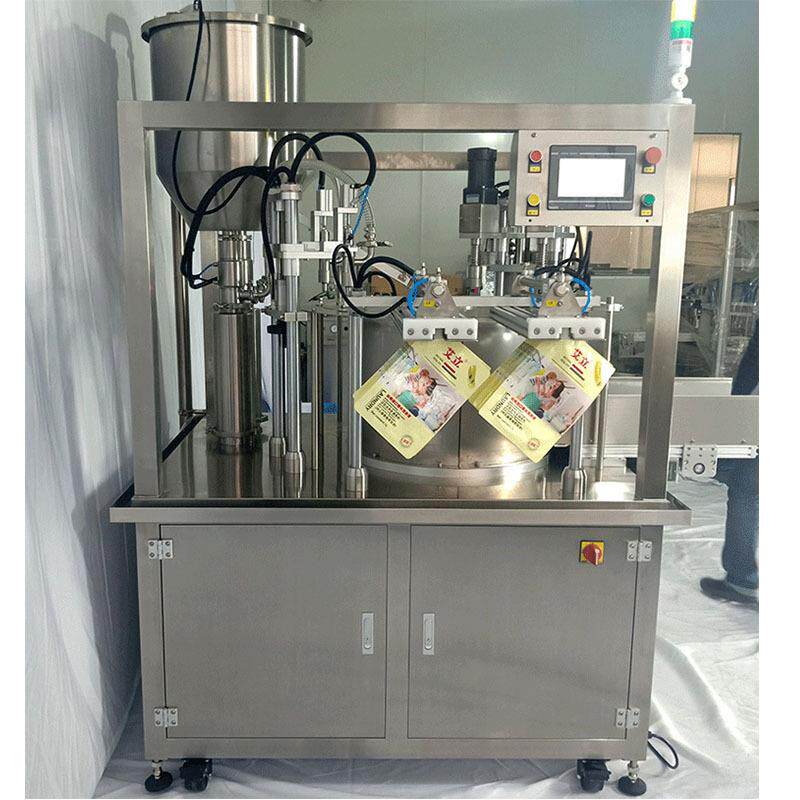 粘稠液体灌装机袋装饮品蜂蜜包装机自动酱油定量灌装旋盖机设备