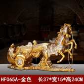 酒柜树脂工艺品双礼欧式 饰摆件战马客厅红葡萄酒 家居创意架摆设装