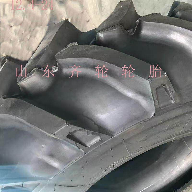 12.4-24农用拖拉机轮胎人字纹高耐磨加厚