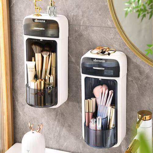 Bathroom wall mounted cosmetic storage box浴室化妆品储物箱