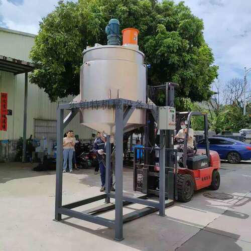 胶水液体剂搅拌机 冷却加热混合搅拌罐 桨料刮壁双层液体搅拌罐