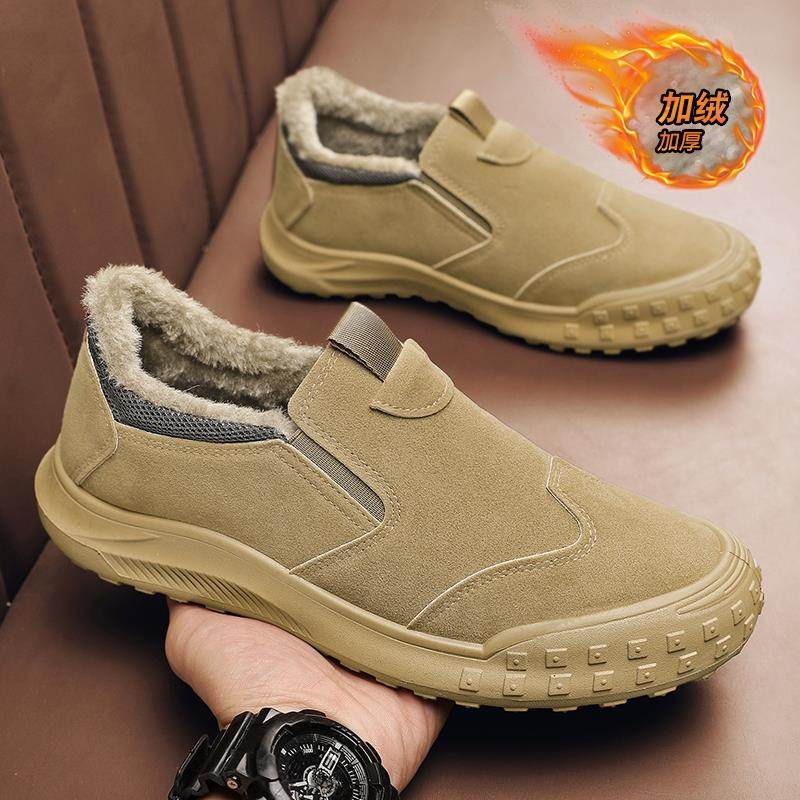 男鞋冬季加动绒厚加保暖休闲运水一脚蹬棉鞋工XL-加绒作防防寒防,流行男鞋,时尚休闲鞋,淘宝优惠券,粉丝福利购,淘宝优惠卷