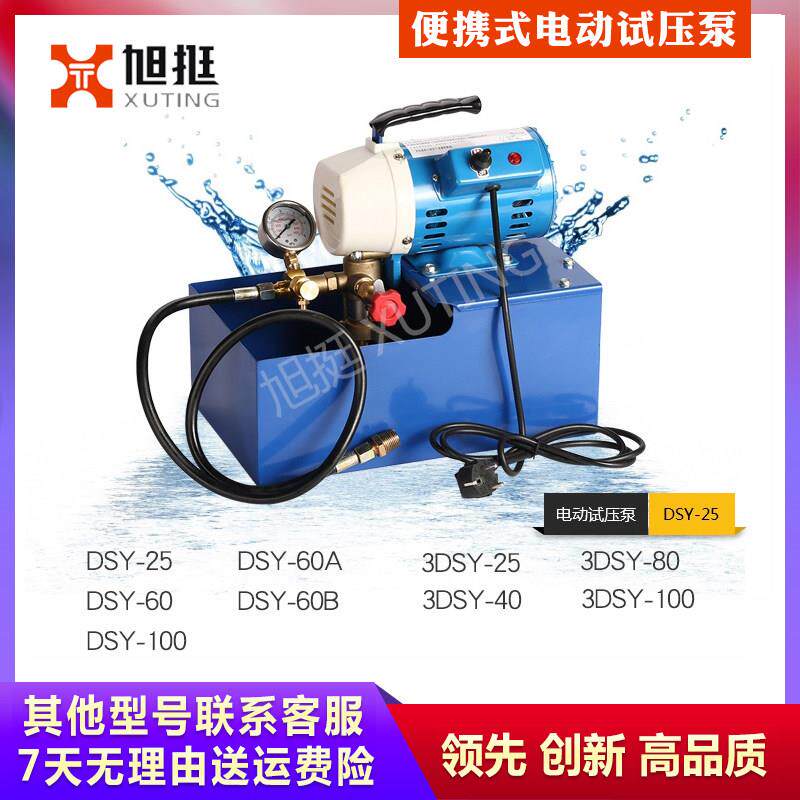 电动试压泵机压力测试泵管道试压机测压泵模具打压运水管道测漏仪 - 实物图