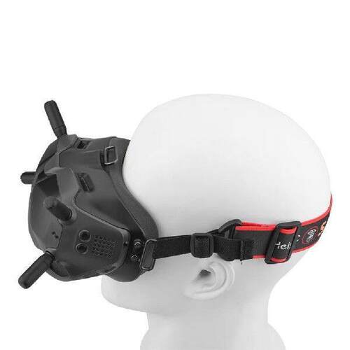 Adjustable Face Plate Skin-Friendly Drone Glasses Eye Pad