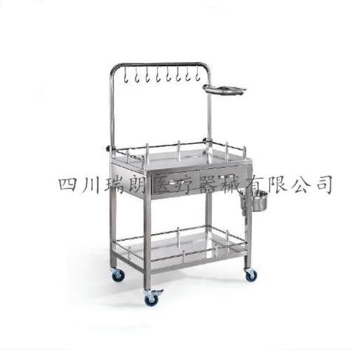 不锈钢RT-028B方舱仪器推车器*械监护仪推车