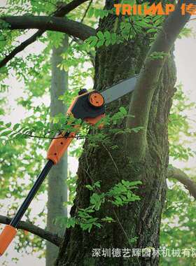 高枝锯36修V039锂电充剪电式高空锯锯枝修树枝锯电动伸缩杆链锯