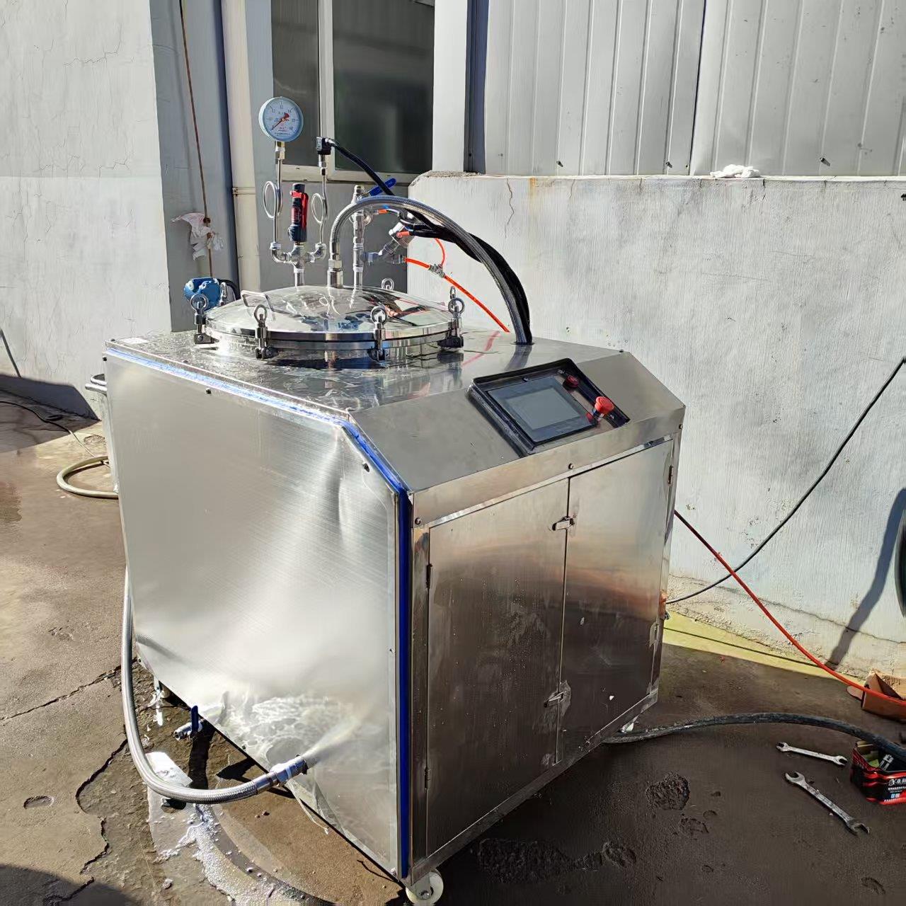 150L全自动立式反压灭菌锅实验室用60kg小型香肠咸鸭蛋豆干杀菌锅