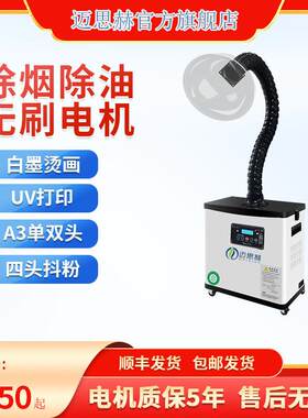 白墨烫画烟雾净化器抖粉机油雾分离除烟机数码丝印排烟机除味设备