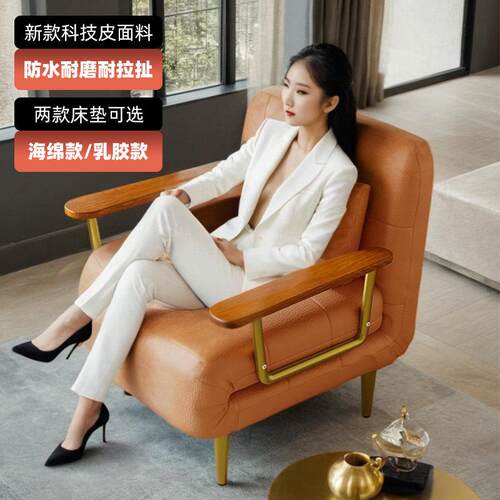 可折叠多功能单双人沙发床小户型客厅网红云朵沙发午休午睡梳化床