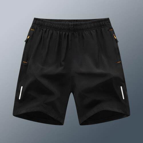 Mens Four-Pack Athletic Shorts Summer Casual Sports Ice Silk