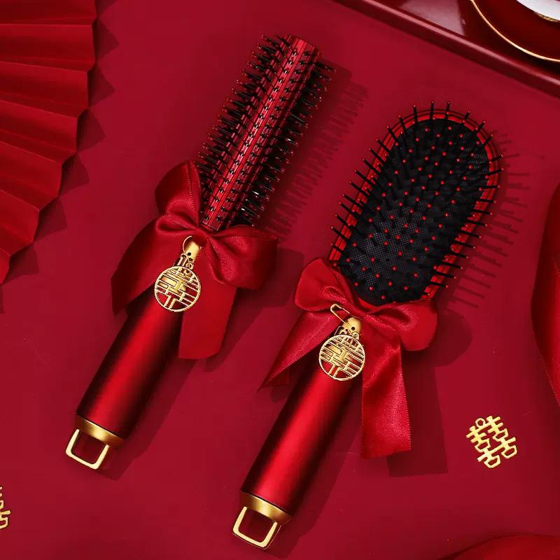 结婚红色气囊按摩陪嫁用品套装