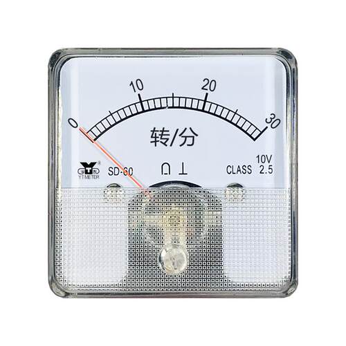 SD60 10V转速表300RPM1500转/分 2000r/min指针电压dh60 cz60sq60