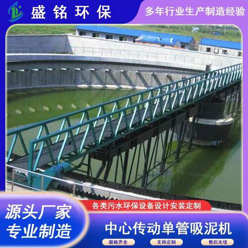中心传动浓缩机悬挂式中心传动刮泥机WNG污水处理排泥设备二沉池