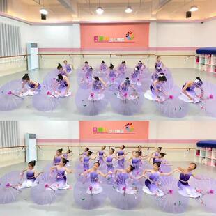 小小傣女舞蹈演出服傣乡的雨孔雀舞表演服鱼尾裙女童傣族舞道具伞