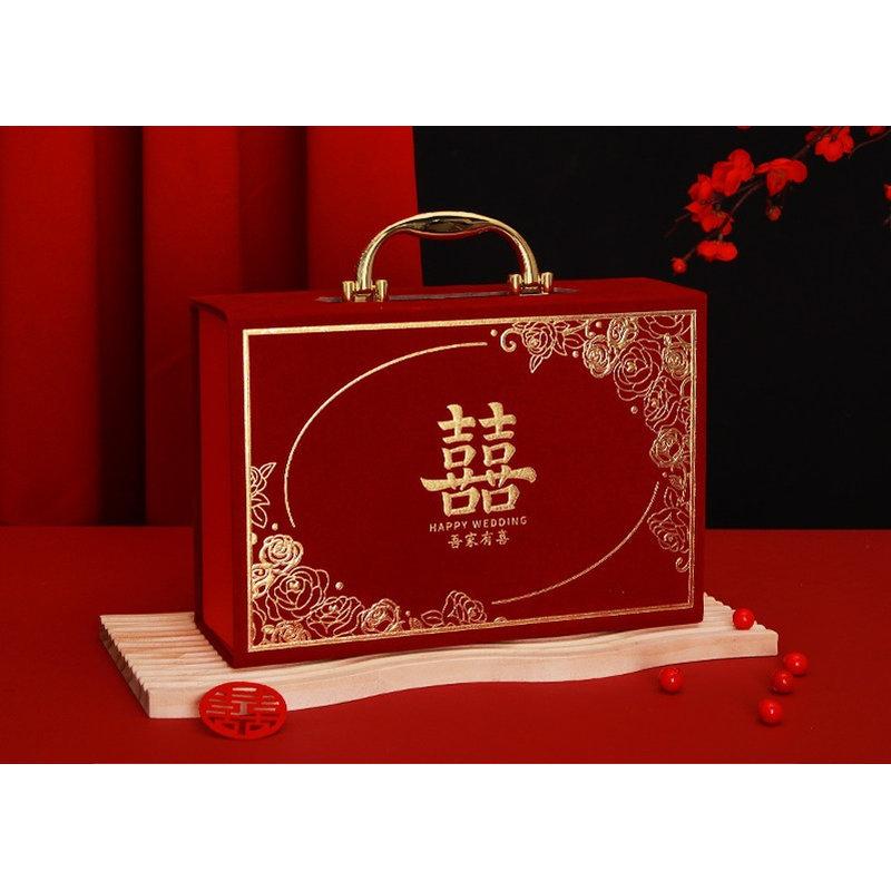 彩礼钱订婚彩礼盒子陪嫁用品套装