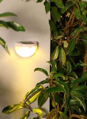 壁灯户外洗墙院灯6LED半圆庭花园光小夜灯阳台影台阶灯装围饰墙灯