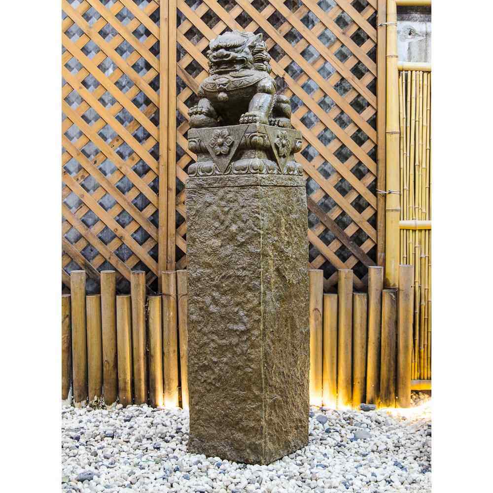 新中式彷古拴马柱彷青石雕大象貔貅金蟾户外花园庭院造景装饰摆饰