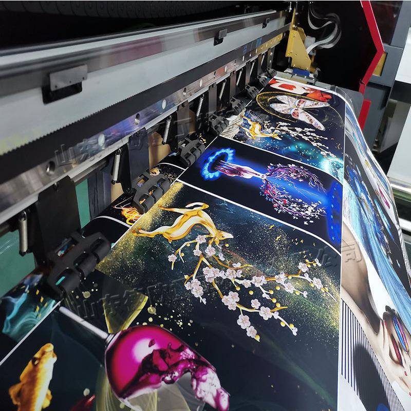 家装晶瓷画墙纸打印机PVC车贴彩色喷印机墙布壁画装饰写真机