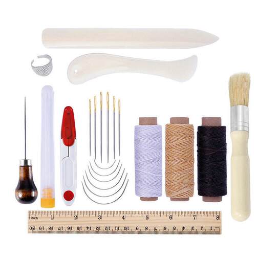 新款直销皮革折纸刀套装 皮革工具套装 皮艺手缝手工皮具套装