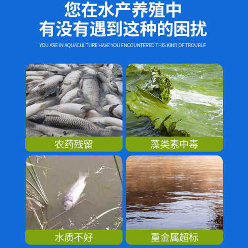 碧水安泡腾片水产养殖有机酸去油膜解死藻净水鱼虾蟹塘调水净水