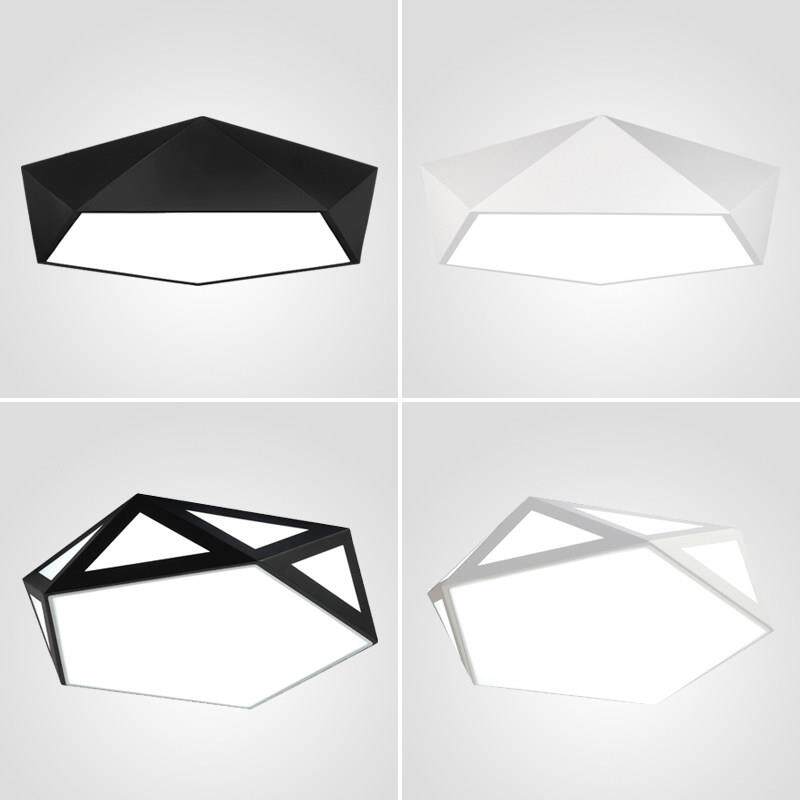 几何吸顶灯北欧主卧室灯简约现代创意个性LED客厅灯书房艺术灯具