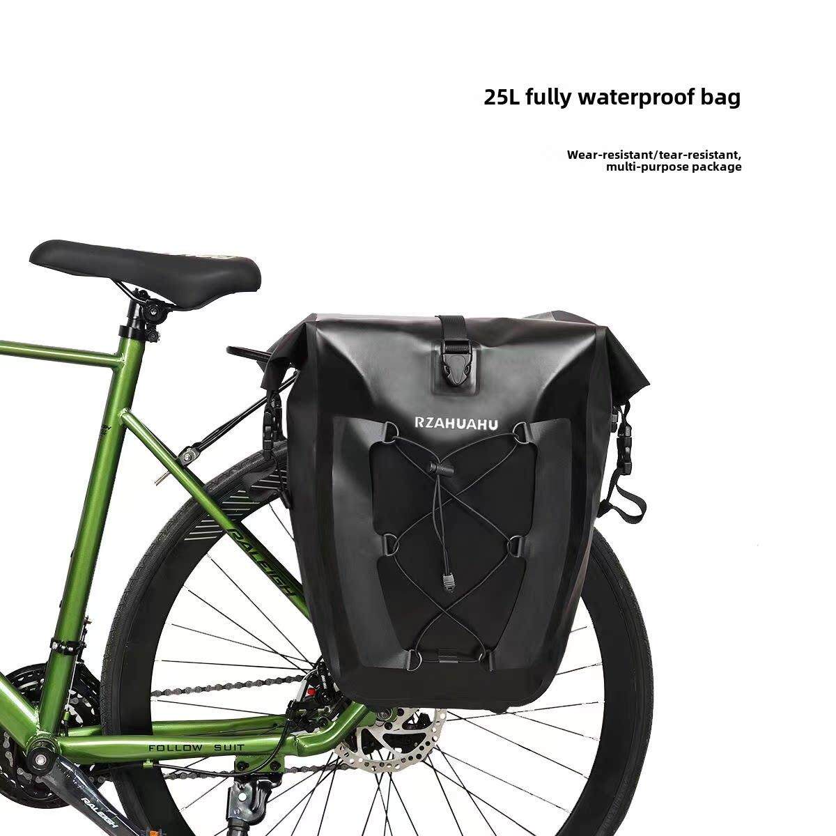 防水驮包山地车大容量后货架包川藏线长途防雨自行车尾包骑行装备