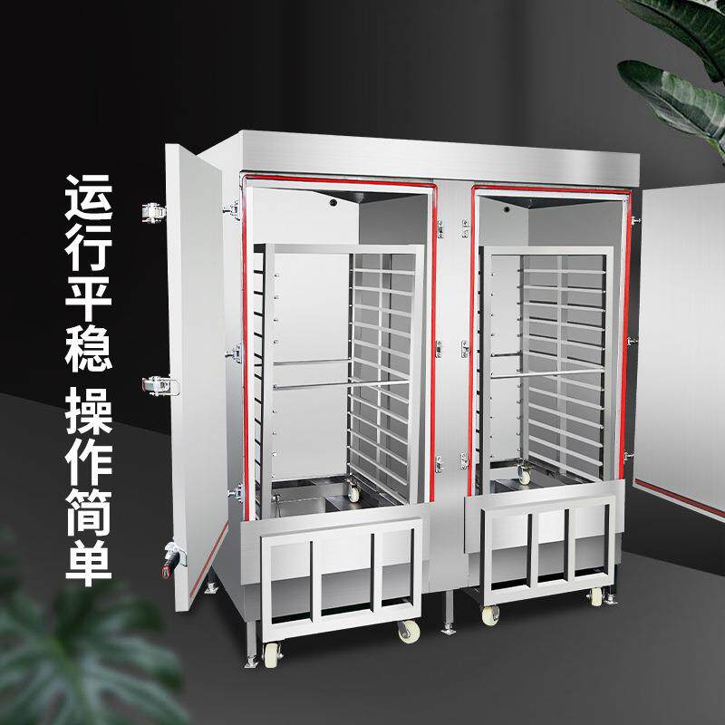 临沂馒头蒸房 双门馒头蒸房小车 凯明馒头蒸箱