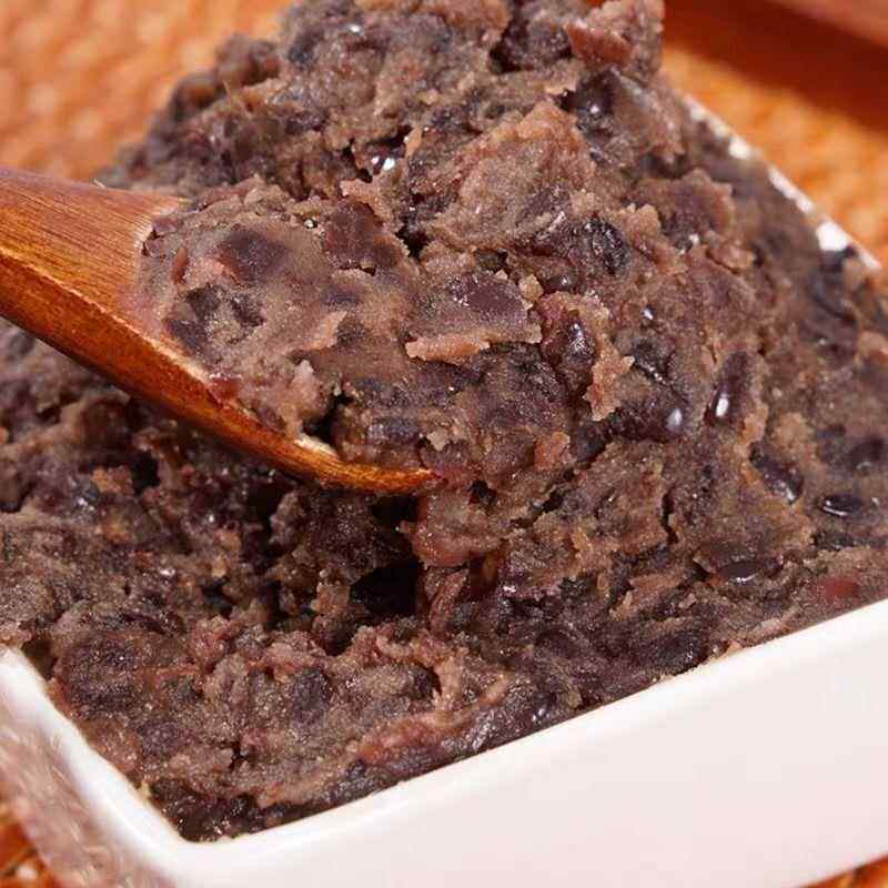 红豆泥面 面包馅料低脂月饼包子家庭纯手工颗粒红小豆商用烘焙馅